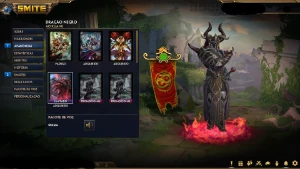 Conta smite com t5 thor, skin ao kuang limitada