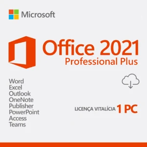 Office 2021 Professional Plus - Chave Resgate Oficial - Softwares e Licenças