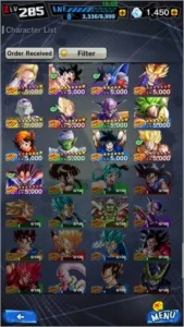 Conta de Dragon Ball Legends - Outros