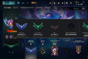 acc full champ mmr alto 741 skins - League of Legends LOL