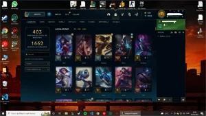 conta - League of Legends LOL
