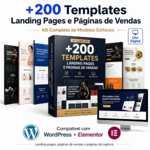 Pack +200 Templates Landing Pages e Páginas de Vendas - Sites, Lojas e Sistemas Prontos Sites e Scripts