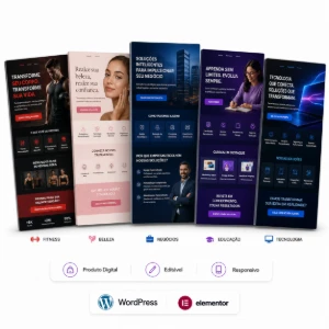 Pack +200 Templates Landing Pages e Páginas de Vendas - Sites, Lojas e Sistemas Prontos Sites e Scripts