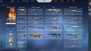 Conta Valorant diamante 1 com varias skins