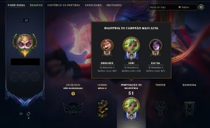 NFA (Conta com quase todas as skins) - League of Legends LOL