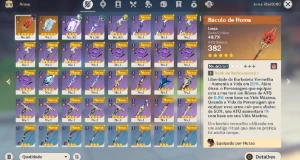 AR35 - Hutao C1 + Homa (BIS) + Qiqi + Oração + Beidou C5 - Genshin Impact