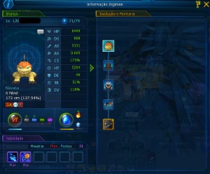 Conta LADMO  Fang Shin, Rust e Digivice coragem Server Alpha - Digimon Masters Online