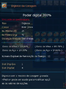 Conta LADMO  Fang Shin, Rust e Digivice coragem Server Alpha - Digimon Masters Online
