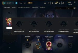 Unranked com 90 Champs e 49 Skins - League of Legends LOL