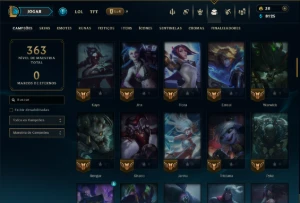 Unranked com 90 Champs e 49 Skins - League of Legends LOL
