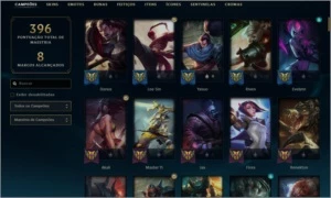 Conta de lol 110 skins 127 champs ouro 3 - League of Legends