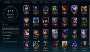 Vendo conta do lol, platina 4 com 102 skins - League of Legends