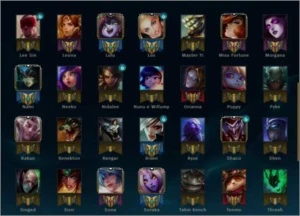 Vendo conta do lol, platina 4 com 102 skins - League of Legends