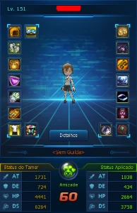 Conta Ladmo Omegamon Mid/Endgame - Ox/Aoa/Luce - Digimon Masters Online