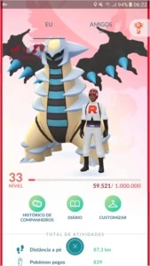 CONTA DE POKÉMON GO