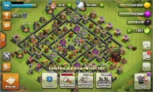 Clash of Clans [cv10-lvl94] Sem uso.