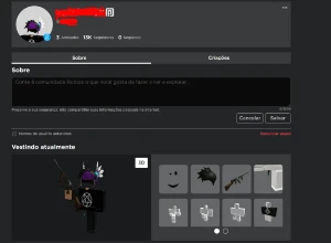 Conta de roblox (Korblox, Violet Valk(UGC) & Headless(UGC)