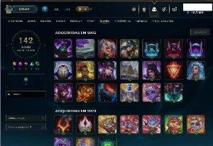 Conta Mestre 63% Wr , 145 Essência Mitíca E Skins(Main Jg) - League of Legends LOL