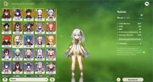 AR55 NAHIDA+CYNO BACULO DA AREIA, HUTAO BACULO DE HOMA+AYAKA - Genshin Impact