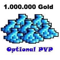 1.000.000 GOLD - TIBIA - OPTIONAL PVP