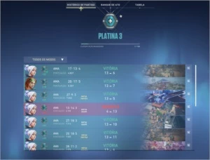 Valorant Conta Platina 3 (MMR BOM)