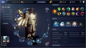 Warrior lvl 58 62k Power - MIR4