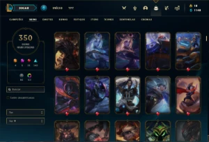 Conta bronze 2 com TODOS os champs e 350 Skins (Nivel 657) - League of Legends LOL