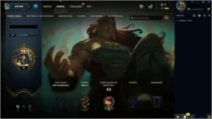 CONTA UNRAKED 31 CHAMPS 5 SKIN - League of Legends LOL