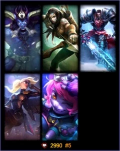 CONTA UNRAKED 31 CHAMPS 5 SKIN - League of Legends LOL