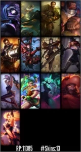 Conta League of Legends GOLD 3 +40 Champions e 13 Skins LOL