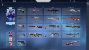 CONTA VALORANT 1k EM SKINS TOPS! 4 PINGENTES RADIANT(2 ATOS)