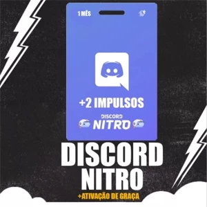 Discord Nitro Gaming 1 Mês + 2 Impulsos + Envio Imediato - Premium