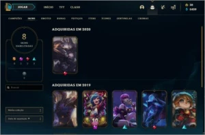 Conta diamante lol 40 champs - League of Legends