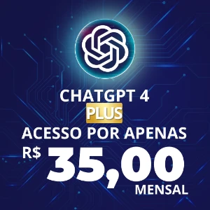 Acesso Chatgpt 4 Plus - Mensal - Assinaturas e Premium