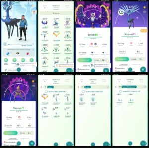 Pokémon GO LVL 37 | Xerneas + Moltres shiny + Deoxys