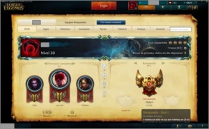 CONTA LOL GOLD 1 BORDA PLATINA SEASON 5 - League of Legends