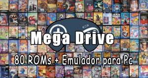 Mega Drive: 80 ROMs + Emulador