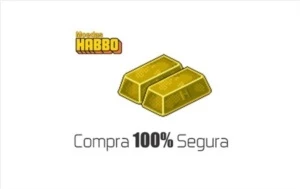 50C BARRA DE OURO HABBO MOEDA