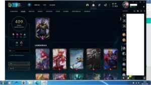 Conta de lol 409 skins e full CHAMP - League of Legends