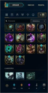 Vendo Conta de LoL, Ouro Season Atual - League of Legends