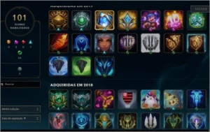 CONTA LOL MUITAS SKINS E RARAS - League of Legends