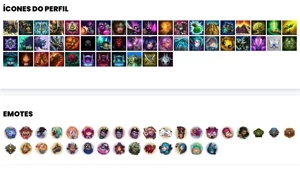 Conta bronze 2 com 60 Champs e 19 Skins + 13 Fragmentos - League of Legends LOL