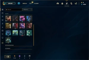Conta bronze 2 com 60 Champs e 19 Skins + 13 Fragmentos - League of Legends LOL