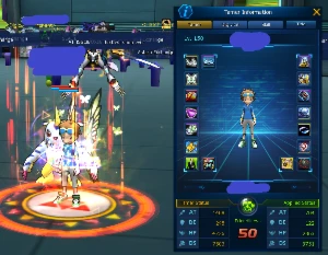 Conta High End Game Nadmo Omegamon - Digimon Masters Online