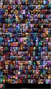 League Of Legends - 374 skins - 100 Pontos de Prestigio LOL