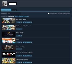 STEAM LEVEL 28, 39 JOGOS, ARK E LITTLE NIGHTMARES