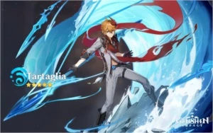 Genshin Impact - NA -  AR 22 - Tartaglia & Lança de Jade