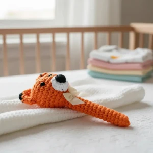 Raposa Newborn Amigurumi - Artesanato e Personalizados