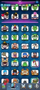 Contas De Clash Royale Raríssima Arena 22 + Conta Arena 12