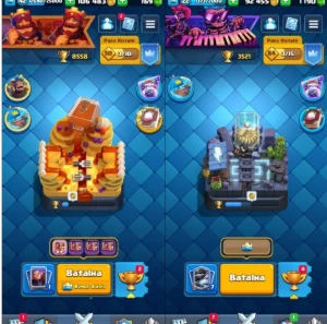 Contas De Clash Royale Raríssima Arena 22 + Conta Arena 12